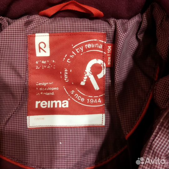 Зимний костюм reima 104 для девочки