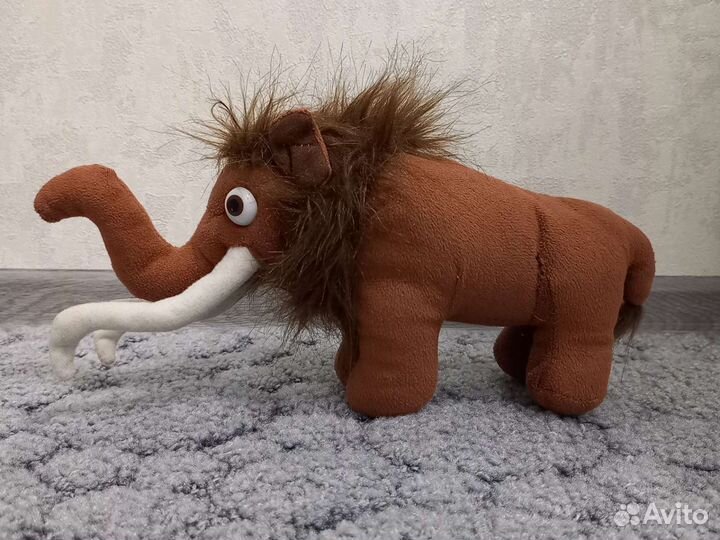 Мягкая игрушка - мамонт 30 см длиной