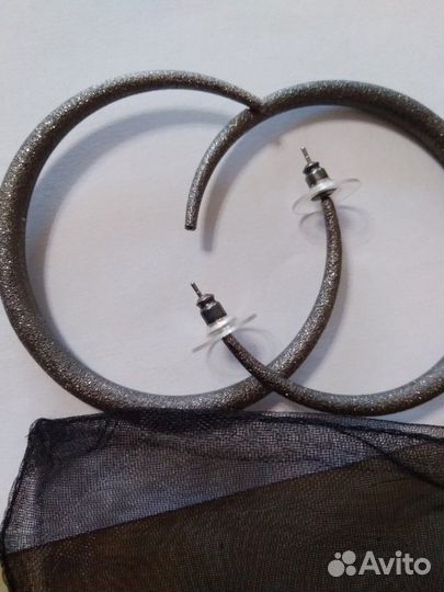 Серьги кольца