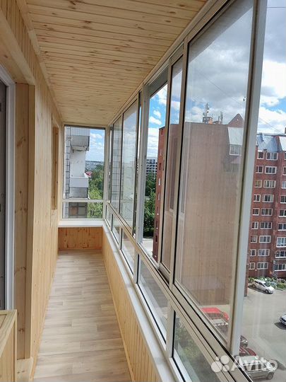 Пластиковые окна на лоджию, балкон, остекление