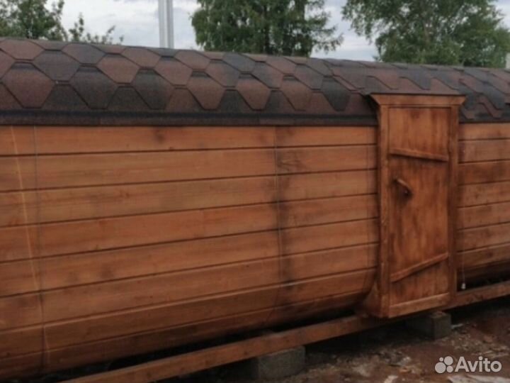 Бани-бочки квадро с доставкой