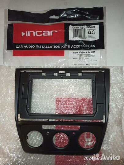 Переходная Рамка skoda Yeti 09-18 Inсar rsс-fс490