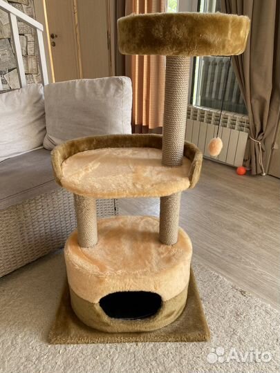 Когтеточка домик для кошки