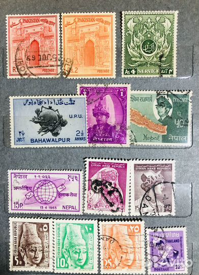 Альбом почтовые марки с 1852 зарубеж