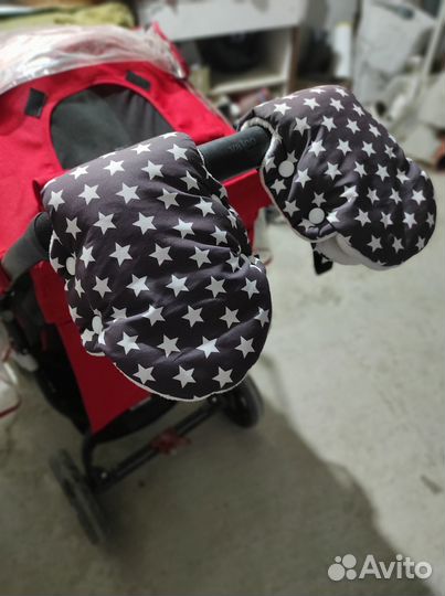 Муфта-варежки на коляску