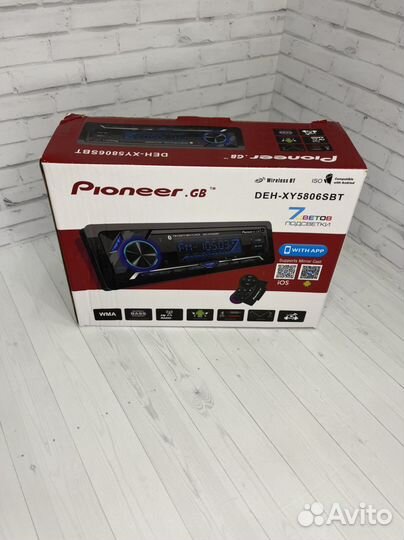 Магнитола pioneer новая с Bluetooth