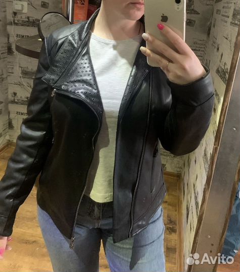 Куртка кожаная