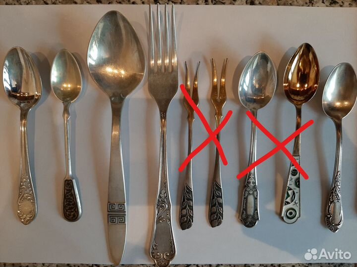 Столовые приборы из серебра (СССР)