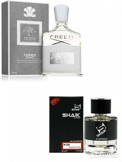Creed Aventus Cologne Shaik M285 новый дизайн