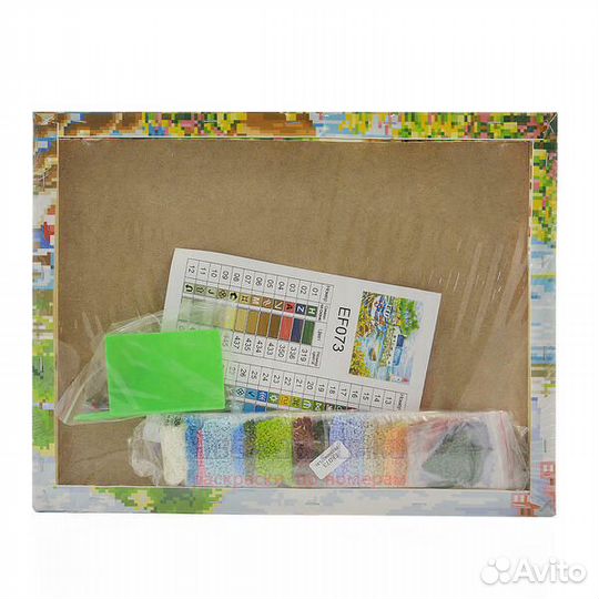 Алмазная мозаика 40x50 Лучи солнца в горах