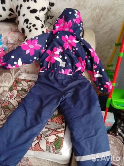 Зимний комбинезон для девочки 122