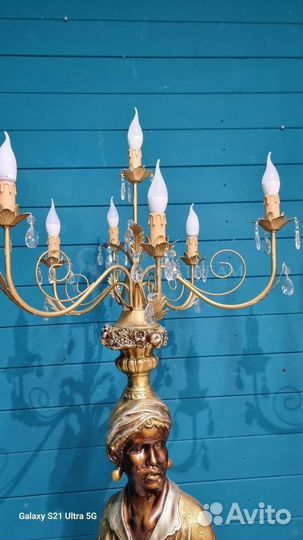 Торшер. Мавр. Светильник. Винтажная мебель