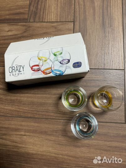 Стопки рюмки bohemia crazy