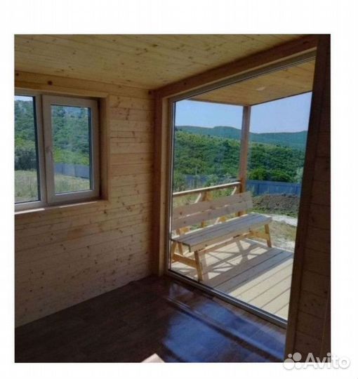 Дом Барнхаус 7х4,8 с террасой NY-073-S898