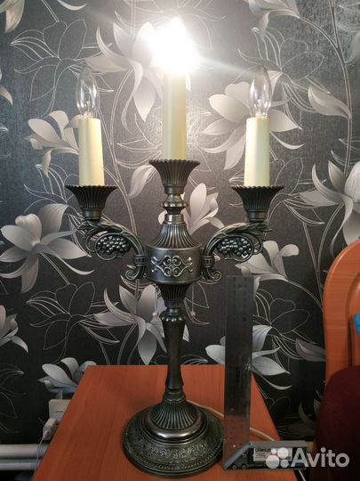Винтажный подсвечник-светильник