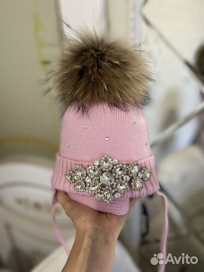 Шапка и шарф для девочки