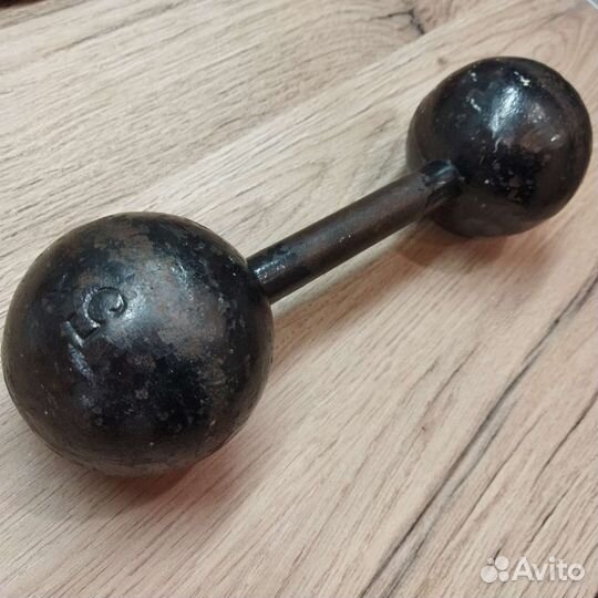 Гантель старинная 5 кг Европа