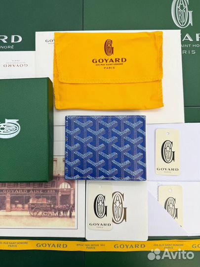 Кошелёк Goyard цвет синий