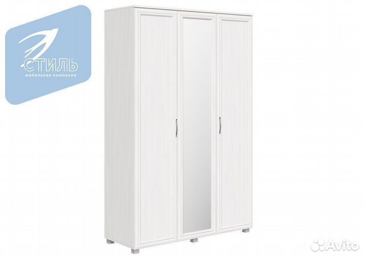 Прованс Шкаф 3х створчатый Дуб Крафт белый