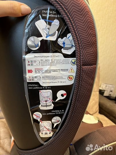 Автомобильное кресло до 36 кг