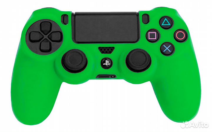 Силиконовый чехол для DualShock 4 (зеленый)