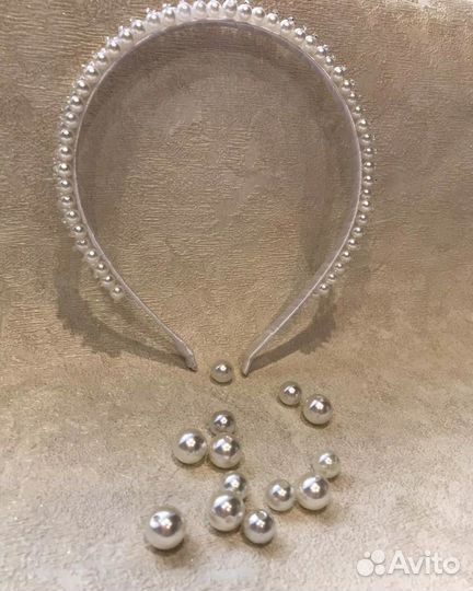 Ободок для волос ручной работы