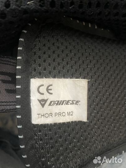 Мото экипировка черепаха Dainese Thor pro m2