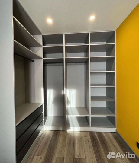 Гардеробные на заказ от производителя