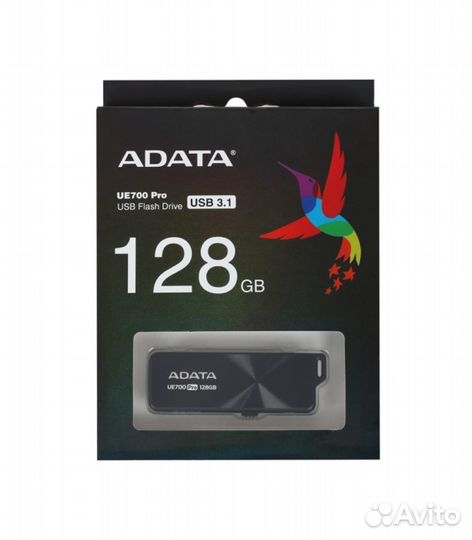 128 гб Флеш-накопитель adata UE700 Pro, черный (AU