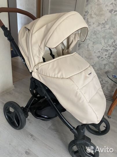Коляска 2 в 1 эко кожа