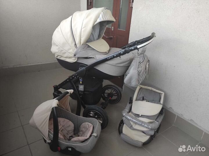 Супер Коляска 3в1 -люлька, прогулка, автокресло