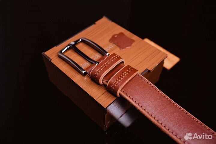Кожаные мужские ремни