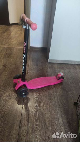 Самокат детский трехколесный бу