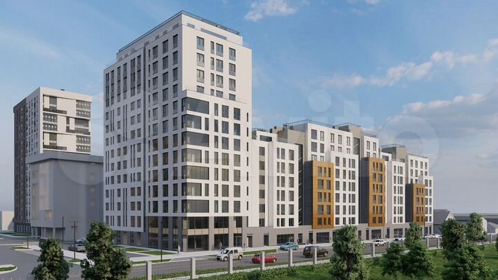 3-к. квартира, 95,8 м², 3/14 эт.