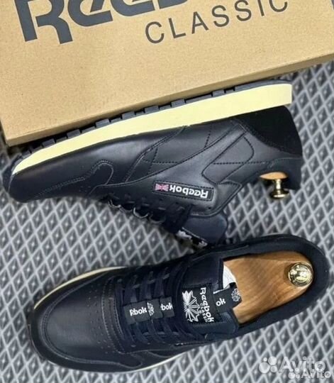 Кроссовки Reebok Classic Leather синии