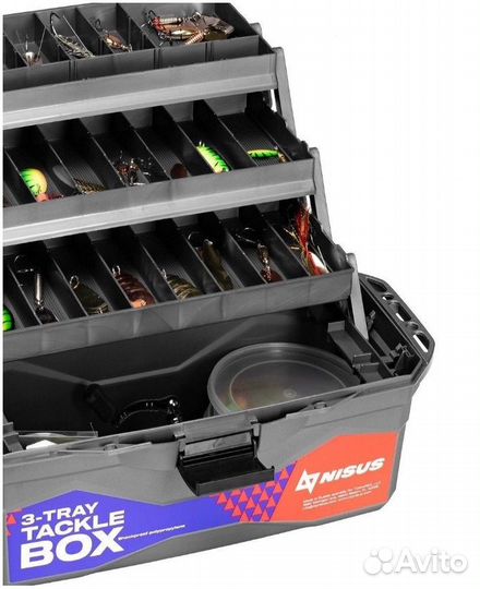 Ящик для снастей Tackle Box трехполочный
