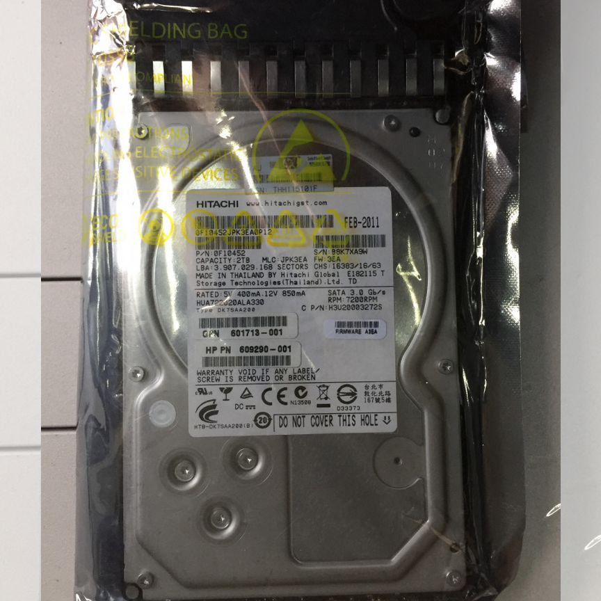 [601778-001] Жесткий Диск Hp Msa2 2tb 3g 3.5 Sata 601778-001