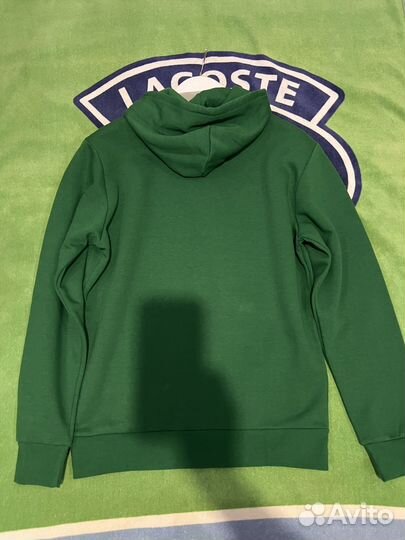 Толстовка новая Lacoste green