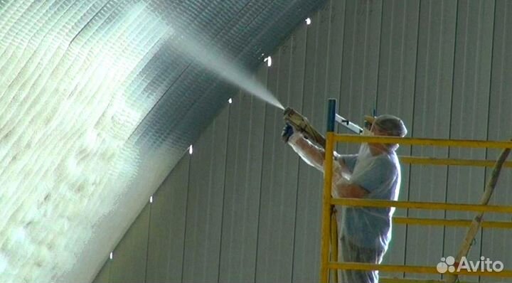 Утепление ангара пенополиуретаном (ппу)