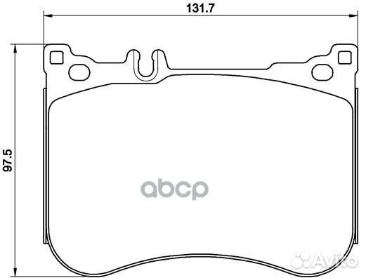 Колодки тормозные дисковые перед P50114 Brembo