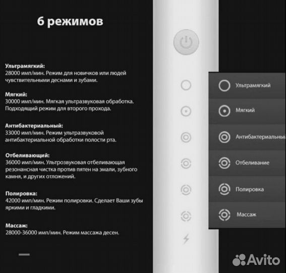 Электрическая зубная щетка