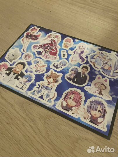 Продаю наклейки аниме, вырезать надо самим