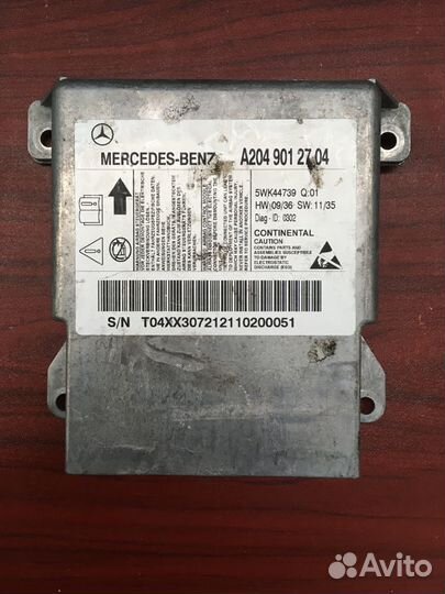 Блок SRS Mercedes C-Class A2049013502 W204