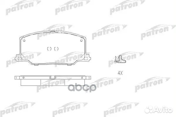 Колодки тормозные дисковые передн lexus: ES 89