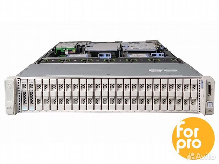 Сервер cisco UCS c240 M5 24SFF 2x6140Gold 48GB
