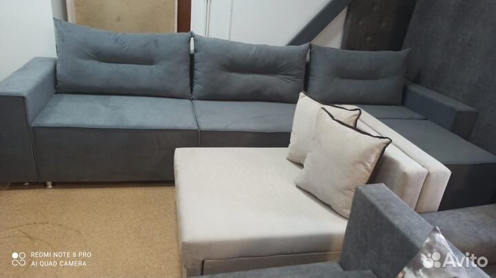 Угловой диван трансформер большой