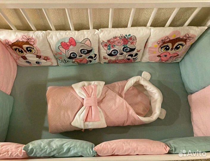 Бортики в детскую кроватку