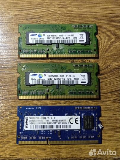 Оперативная память DDR3 для ноутбука 4Gb