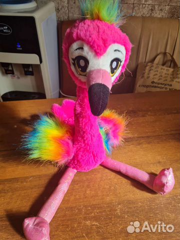 Фламинго игрушка танцующая