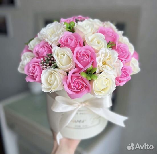 Мыльные розы букеты